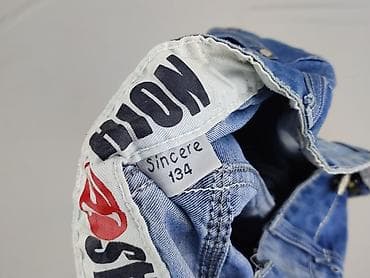 klapki imblu: Spodnie jeansowe, 9 lat, 128/134, stan - Bardzo dobry — 4