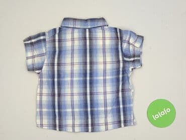 okee sukienki: Shirt 1.5-2 years, condition - Perfect, pattern - Cell, color - Blue — 3