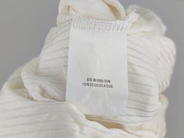 bluzki basic z dekoltem v: Top damski, S — 5