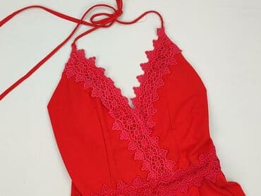 sukienka z przezroczystymi wstawkami: Kombinezon damski, S — 1