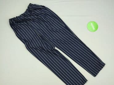 spodnie w paski pull and bear: Spodnie materiałowe damskie, rozmiar M — 3