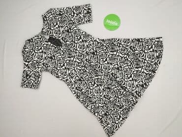 czarną sukienka z białym kołnierzykiem h m: H&M, Sukienka damska, rozmiar M — 4