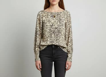 body z piorami: H&M, Bluzka damska, rozmiar 2XS — 7