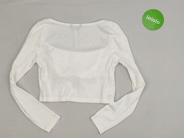 koszulka z długim rękawem w paski: Shein, Top damski, rozmiar M — 3