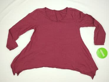 malinowa bluzki: Bluzka damska, rozmiar One size — 2