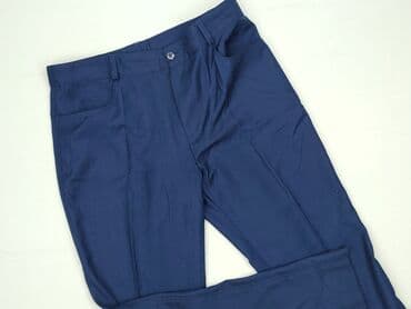 spodnie woskowane matowe: Material trousers, 11 years, 146, condition - Very good — 1