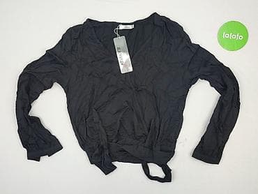 basic bluzki damskie: Black, Bluzka damska, rozmiar S — 4