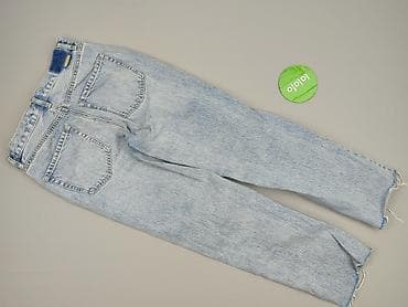cropped blue jeans: Jeansy damskie, rozmiar 2XS — 3