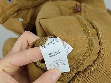 czarne cargo pull and bear: Denim Co, Spodnie dresowe dla mężczyzn, rozmiar L — 5