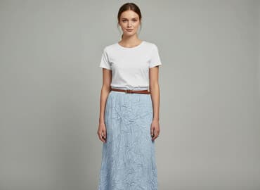 długie przewiewna spódnice: Spódnica damska, rozmiar S — 7