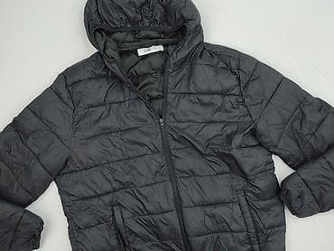 botki nessi: Męska pikowana kurtka z kapturem CLEVE, rozmiar XXL - Typ: lekka — 1