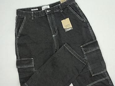 PULL&BEAR, Spodnie cargo damskie, rozmiar S