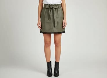 spódnice z eko skóry plus size: Spódnica damska, rozmiar S — 1