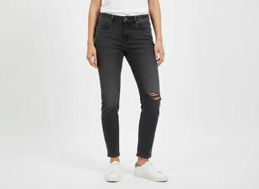zara mom fit jeans black: Zara, Jeansy damskie, rozmiar M — 6