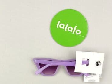 złote dodatki do zielonej sukienki: Glasses, Sunglasses, Cat eyes design, condition - Perfect — 3