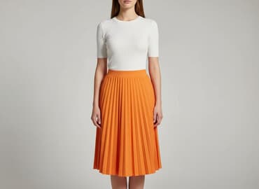 spódnice midi plisowane czarne: ABOUT YOU, Spódnica damska, rozmiar XS — 7