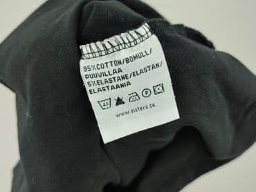 czarne t shirty damskie w serek: T-shirt damski, rozmiar M — 5