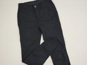 srebrne legginsy: Janina, Material trousers for women, size M (EU 38) — 5