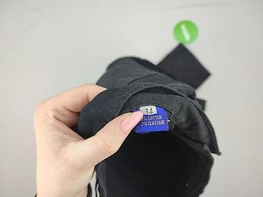 patchworkowe jeansy: Jeansy damskie, rozmiar L — 4