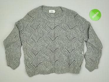 sweter w chmurki: ONLY, Sweter damski, rozmiar M — 2