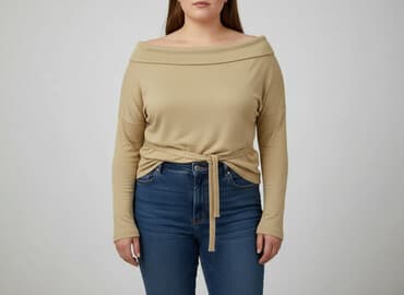 złote bluzki wieczorowe: Bluzka damska, rozmiar 4XL — 7