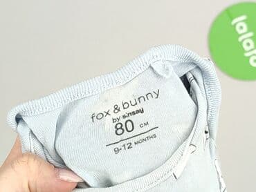 krotkie skarpety reserved: Body, Fox&Bunny, 9-12 months, 
condition - Perfect — 5