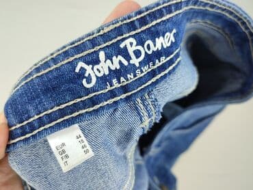 spodnie jeansy damskie klasyczne: John Baner, Spodnie 3/4 damskie, rozmiar 2XL — 4