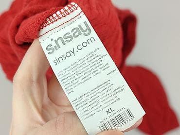 czerwona bluza: Sinsay, Bluzka damska, rozmiar XL — 4