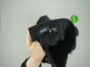 czarne cargo pull and bear: House, Брюки жіночі, розмір M — 4