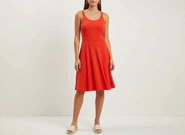 sukienka h m czerwona: H&M, Sukienka damska, rozmiar M — 7