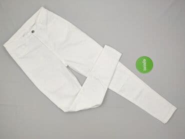 biale szerokie jeansy: Shein, Jeansy damskie, rozmiar S — 2