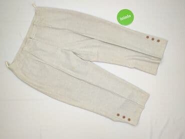 Women: Material trousers for women, size 3XL (EU 46) — 2