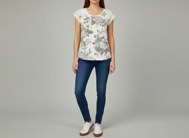 adidas vintage t shirty: T-shirt damski, rozmiar S — 6