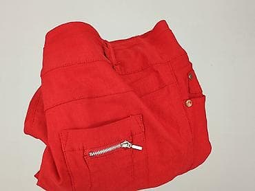 czerwone spodnie hm: Spodnie materiałowe damskie, rozmiar 2XL — 6