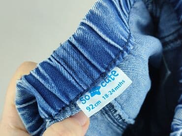 sukienki jesienne reserved: Spodnie jeansowe, So cute, 1.5-2 lat, 92, stan - Idealny — 4