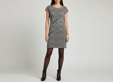 hm krótkie spodenki czarne: H&M Basic, Sukienka damska, rozmiar S — 7