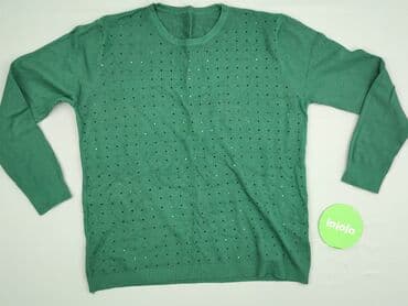 szmaragdowy sweter: Sweter damski, rozmiar M — 4