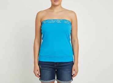 stroje kąpielowe dwuczęściowe wysokie majtki: Top damski, rozmiar XL — 6