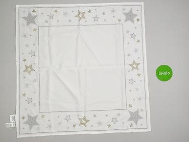 lampy: Obrus 80 x 80, kolor - Biały, stan - Bardzo dobry — 2