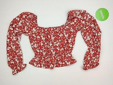 deichmann botki czerwone: Sinsay, Bluzka damska, rozmiar XS — 4