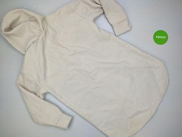 taranko outlet: Damska bluza/sz shirtowa z kapturem, beżowa, Made in Italy - Fason — 3