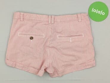 krótkie spodenki z wysokim stanem w paski: H&M, Szorty damskie, rozmiar 2XL — 4