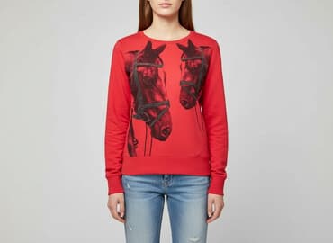 bluza różowa hm: H&M, Bluza damska
, rozmiar S — 6