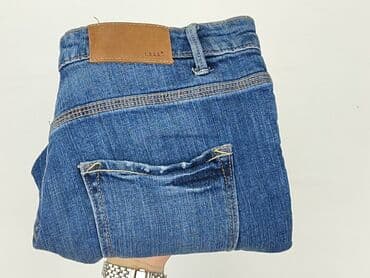 hm krótkie spodenki dzins low waist: H&M, Szorty damskie, rozmiar M — 6