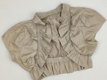 srebrne bolerko do sukienki: Bluzka damska, rozmiar M — 4