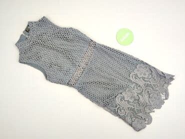 sukienki midi z długim rękawem na wesele: Sukienka damska, rozmiar S — 4