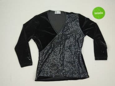 złota bluzka cekinowa: Bluzka damska, rozmiar S — 2