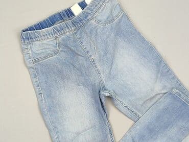 Jeansowe: Spodnie jeansowe, H&M, 10 lat, 140, stan - Bardzo dobry