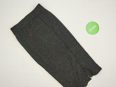 clothes silver: Material trousers for women, size M — 2