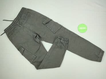 czerwone spodnie cargo: Denim Co, Spodnie cargo damskie, XS — 3